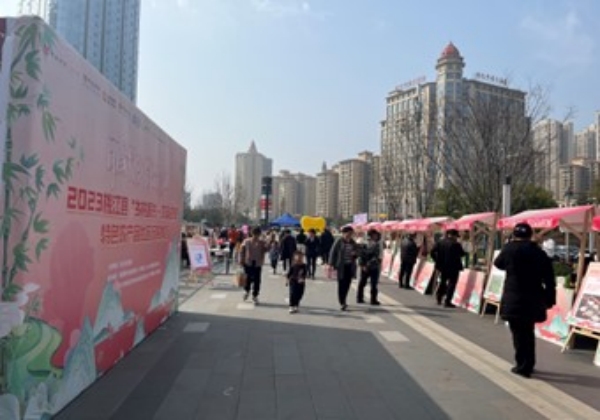 桃江優質農特産進城 社區(qū)“市集”火(huǒ)爆星城